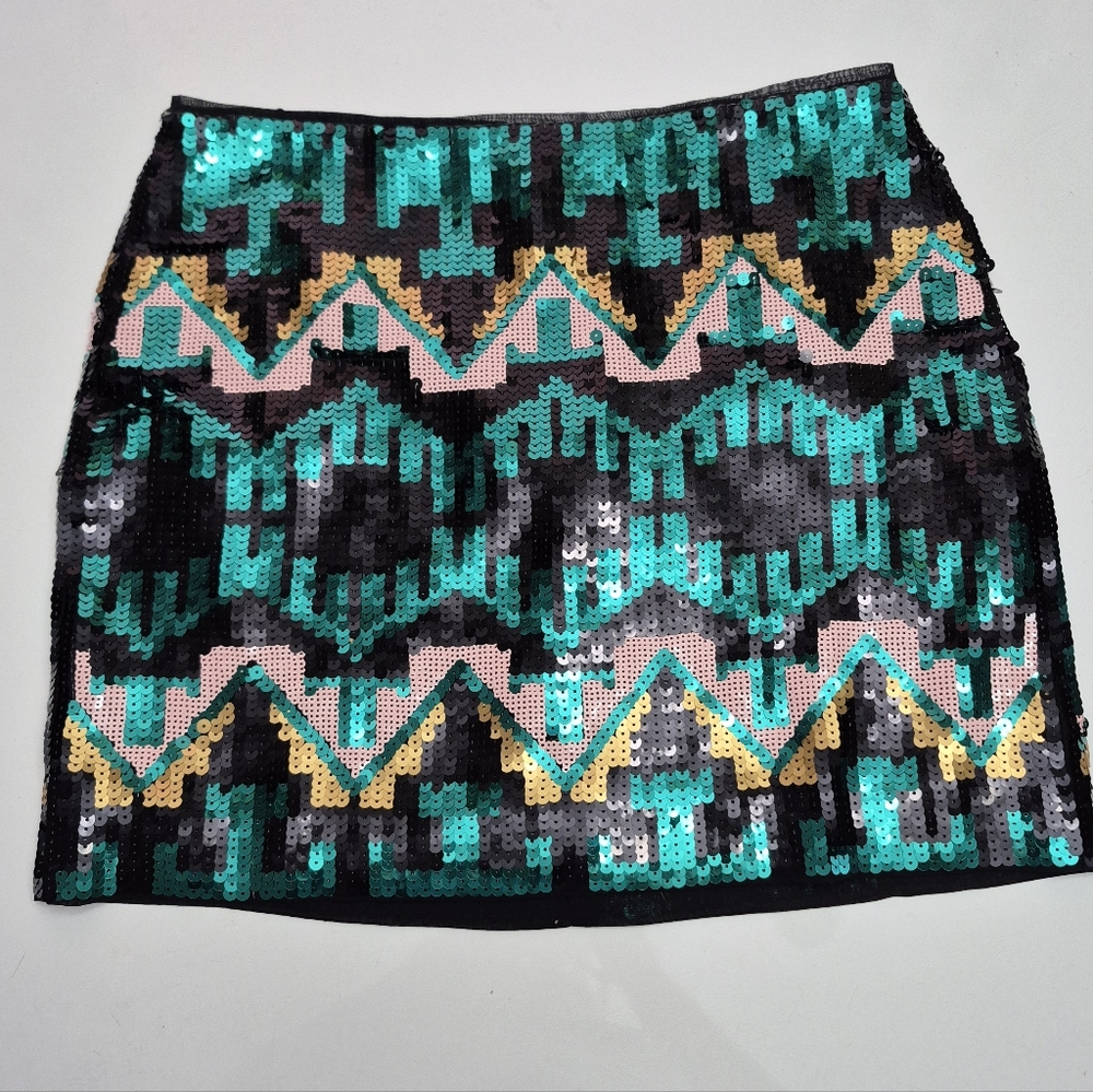 Sequin Mini Skirt